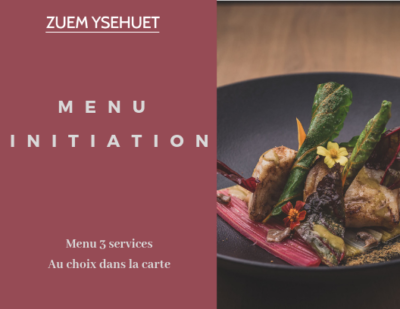 Bon cadeau Menu initiation