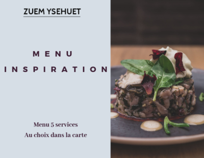 Bon cadeau - Menu inspiration